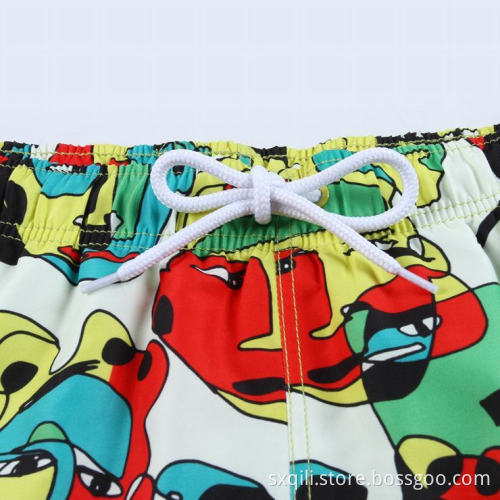 Colorful summer men swimwear swim trunks